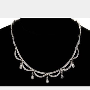 Swarovski Crystal Necklace and earrings